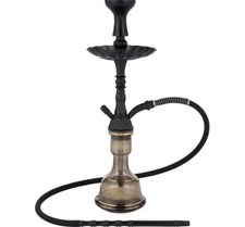 New Pharaohs Nysa Complete Hookah Set 22" Black Modern Egyptian Style Narghile