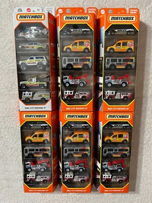MATCHBOX 5個セット 英国製 2023 MATCHBOX 5 PACK CITY DRIVERS II & CITY DRIVERS III LOT OF 6