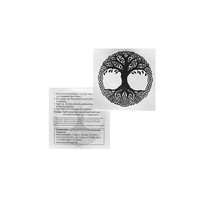 10 X Keltischer Lebensbaum Tattoo - Schwarz - Temporary Body Tattoo (10)