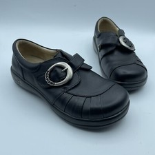 Alegria Khloe Women Black Slip Resistant Loafer Shoe Size 7.5 EUR 37 Pre Owned