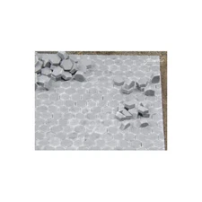 1/32 1/35 Hexa Pavers Assortment #Dark Grey (Normal/Beginning/Half Stones)