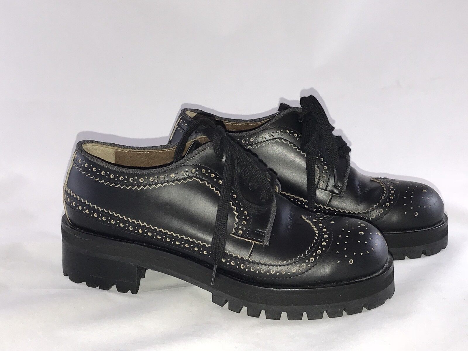 MARNI Black Oxford Platform Shoes - image 2