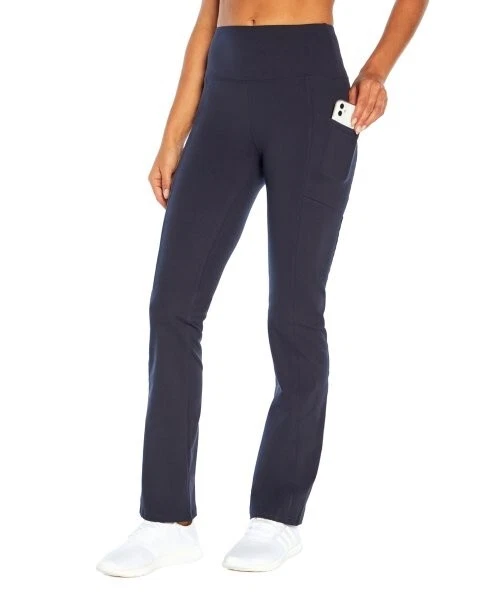 Balance Collection Midnight Blue Eclipse Pocket Yoga Pants Size-L