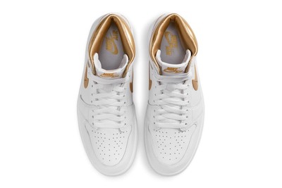 Nike Air Jordan 1 Hi OG White Metallic Gold FD2596-107 sz 12  display picture 3