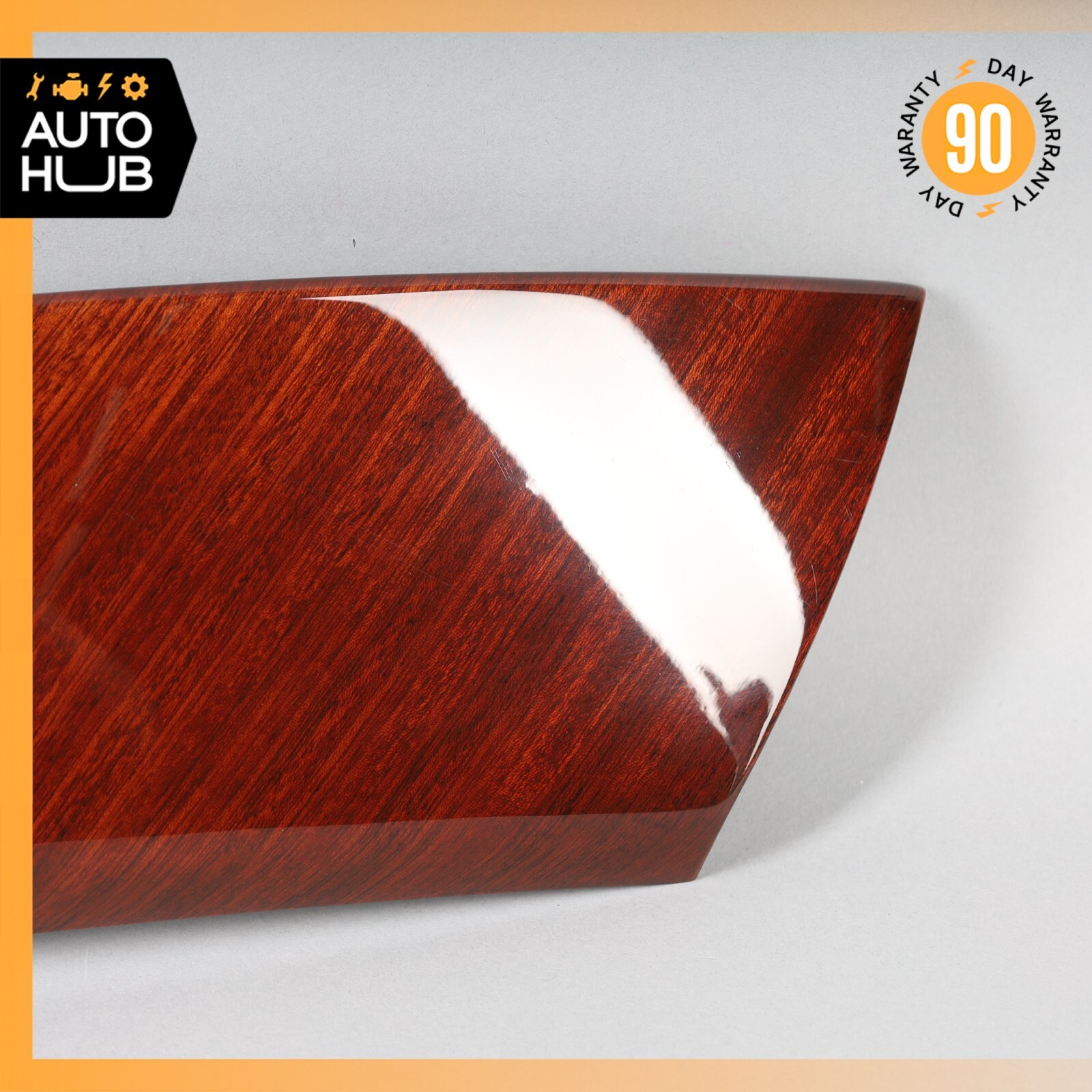 03-13 Maserati Quattroporte M139 Front Left Side Door Panel Trim Panel Wood OEM