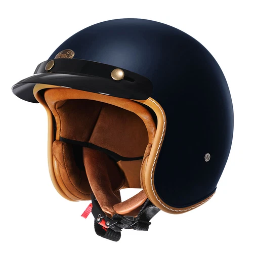 CYRIL Motorcycle Helmet 3/4 Open Face Lightweight C100 Vintage for Adult - Picture 22 of 50