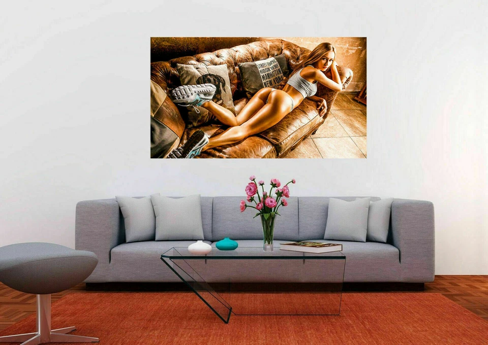 Leinwand Frauen Girls Erotik Bilder Wandbilder - Hochwertiger Kunstdruck - Bild 3 von 4