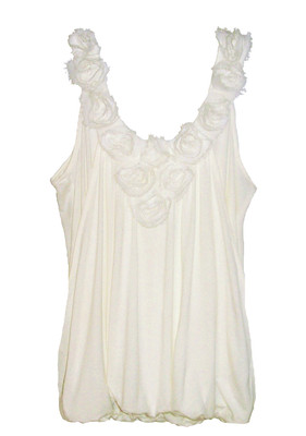 bubble hem cami tops