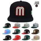 Mexico Snapback Hat Flag 3D M Embroidery Mexico Baseball Acrylic Cap NEW