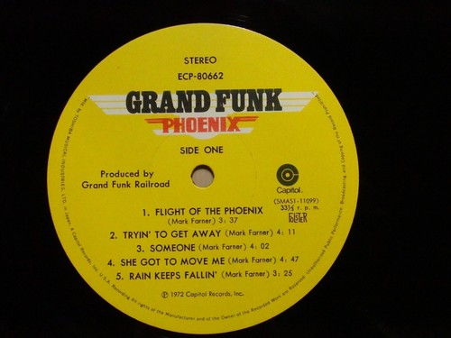 Grand Funk Railroad – Phoenix ECP-80662 Japan Insert Obi - Picture 8 of 8