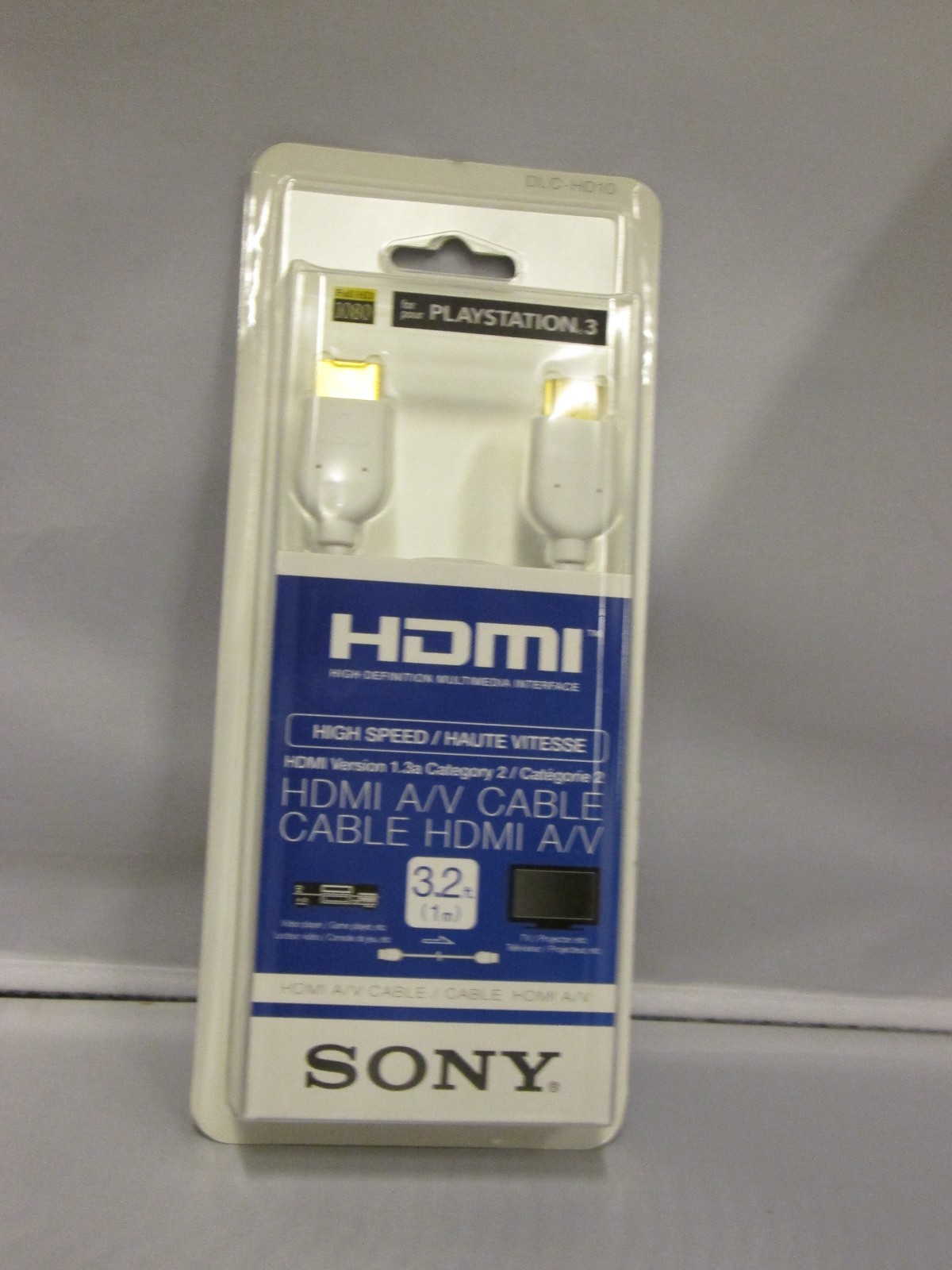 SONY DLCHD10 HIGH SPEED HDMI CABLE - 3.3 FT.: DLC-HD10 WHITE