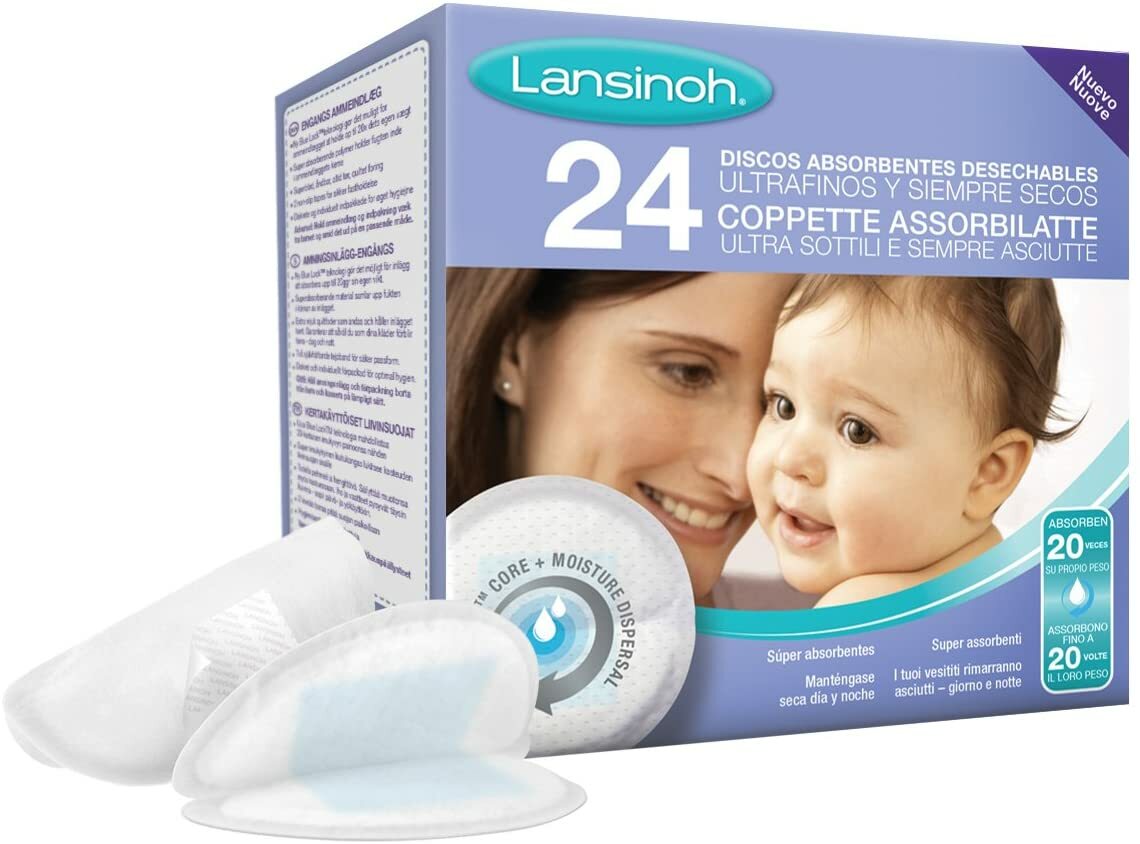 2 x Lansinoh 24 Nursing pads