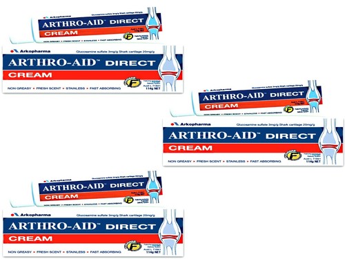 3 x 114g Arthro-Aid Direct Arthritis Cream