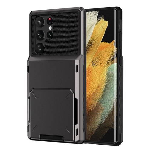 For Samsung Galaxy S24 S23 S22 S21 S20 FE Ultra S10 Plus Card Slot Wallet Case - Picture 9 of 15