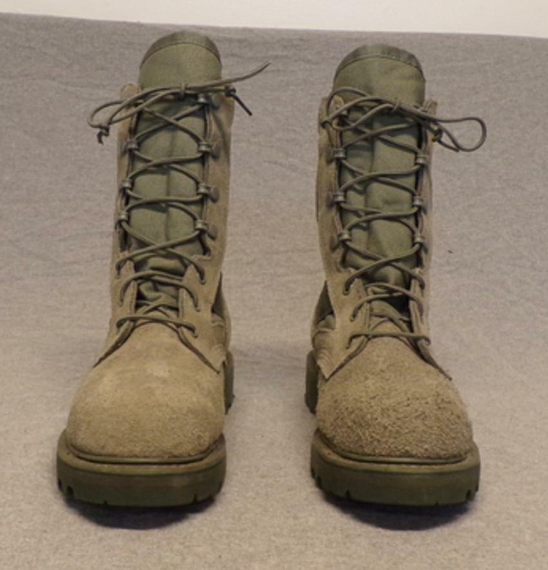 UPCW Military Air Force Tactical Flight Leather boots men's 7R Union made "USA"