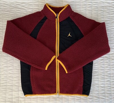 Air Jordan Full Zip Essentials Winter Sherpa Fleece Jacket/Men s/Sz Small/New
