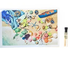 Atelier Cologne Absolue mini Pure Perfume Lemon Island 1.7ml Postcard, Brand New