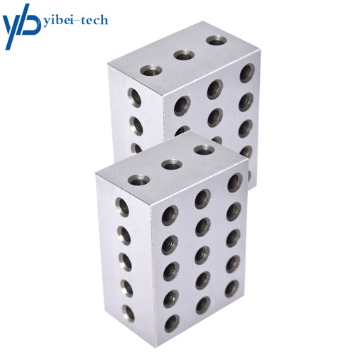 1 Matched Pair 2-3-4 234 Blocks 23 Holes .0002" Ultra Precision Machinist Jig - Picture 3 of 10