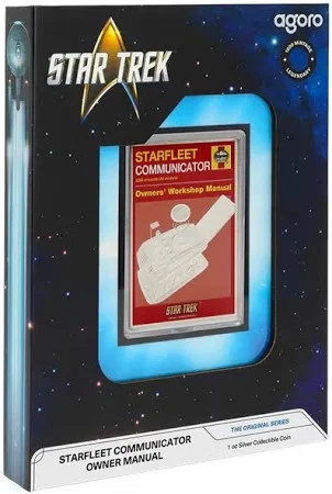 2025 Star Trek Starfleet Communicator Owner Manual 1 oz Silver Coin