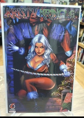 KRISTY KRINGLE #1 Ended Kickstarter Mike Krome Christmas Cover A nd B Set