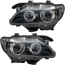 Hella Xenon Bi-Xenon Headlights Left Right Set For BMW 7 Series E65 E66 E67