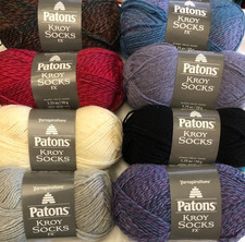 Patons Kroy Socks FX Washable Wool/Nylon Yarn -MANY COLORS