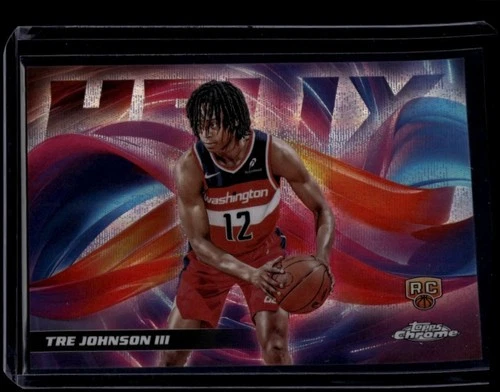 2025 Topps Chrome Tre Johnson III Base (RAW)