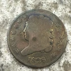 Photo of a 1828-P Half Cent from an eBay listing that sold on Jul 19, 2026