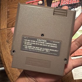Roger Clemens' MVP Baseball (1991)(Nes) CIB w Manual & Poster.