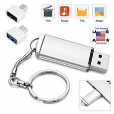USB 2.0 Flash Drive Thumb U Disk Memory Stick Pen PC Laptop Storage 256GB