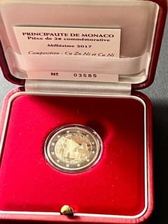 Monaco 2 Euro Münze Bicentenaire des carabiniers 2017 (111.2)