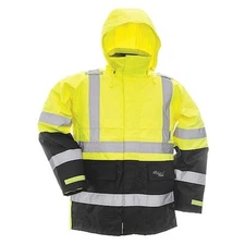 Viking D6335jg-Xl Hi-Viz Safety Jacket, Polyester, Polyurethane, Class 3 Type