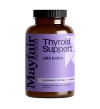Mayfair Naturals Thyroid Support with Iodine 60 Ct Exp 06/26