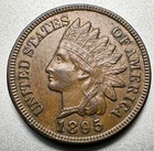1895 INDIAN CENT  AU+  #1633