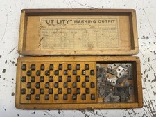 Lower Case Alphabet Punctuation Steel Stamps. Various Stamps In Sizes