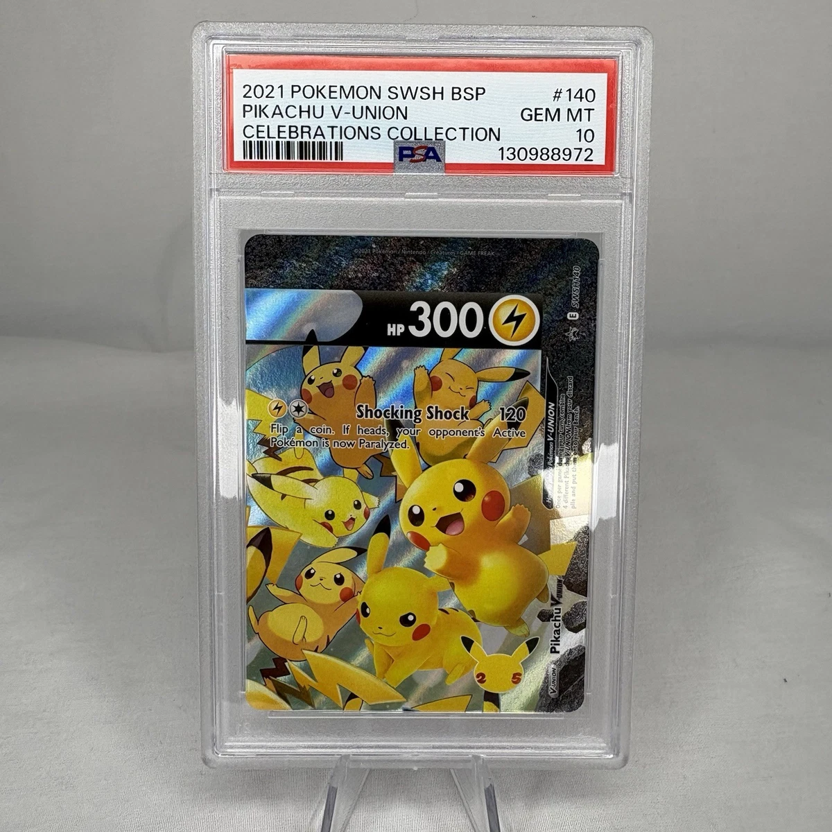 Pikachu V-Union SWSH140 SWSH: Sword & Shield Promo Cards for sale