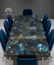 Labradorite Stone Countertop Kitchen Countertop/Slab Dining Table Stone Tabletop