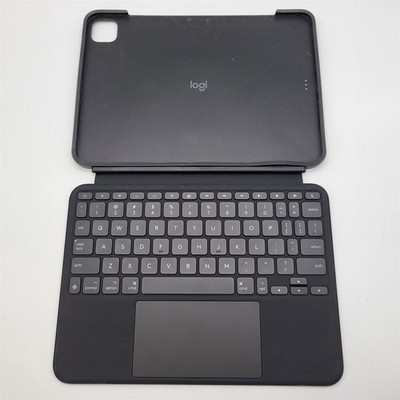 Logitech Combo Touch iPad Pro 11-inch (M4)(2024) Keyboard Case - Midnight Black