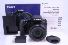 Canon PowerShot SX70 HS Compact Digital Camera Black Excellent Condition