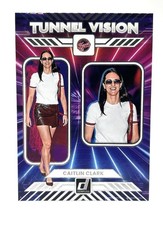 Caitlin Clark #1 Fever 2025 Panini Donruss WNBA Tunnel Vision