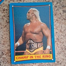 Hulk Hogan WWF/WWE 1987 Topps Trading Card