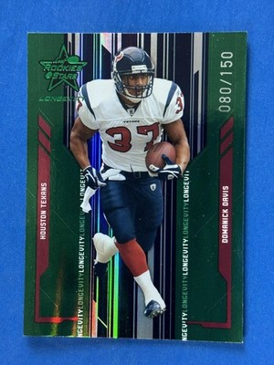 2005 Rookies & Stars Longevity Emerald #40 Domanick Davis Texans #/150