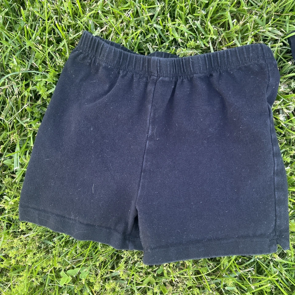 3双儿童广场女孩M 7/8短裙短裤黑色 — 第 2/4 张图片