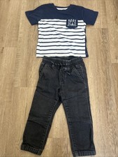 Baby Gap Jogger Pants And Big Small Company Shirt 2T Piece Set
