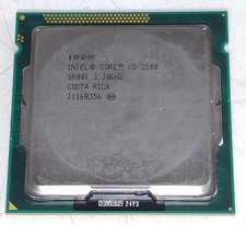 Intel I5-2500 3.3ghz Quad Core Socket 1155 CPU - SR00T H2 95W TDP