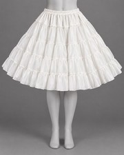 VTG Rhythm Creations "Million Dollar" white Petticoat Size XS-M Square Dance