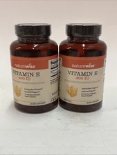 NatureWise Vitamin E  400 IU Immune Support (200 Softgels)  Heart Health 2 Pack
