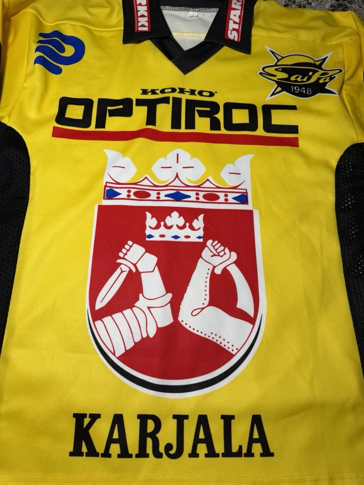 Vintage SaiPa Lappeenranta FINLAND EUROPEAN LEAGUE HOCKEY RARE! Adult Small - Image 3 of 4