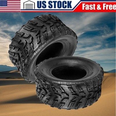 2 Pack 22x10-10 22 10 10 ATV Tires 6PR All Terrain Trail Mud Sand Off-Road Tire