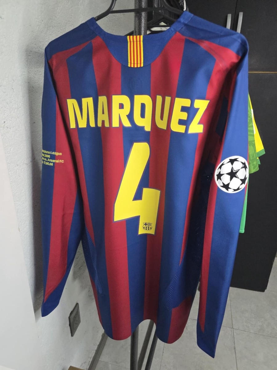 NIKE BARCELONA UCL FINAL 06 LS RONALDINHO MARQUEZ M HQ1461-471
